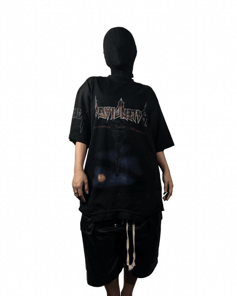 BALENCIAGA PARIS MOON UPSIDE DOWN TEE - VAULT