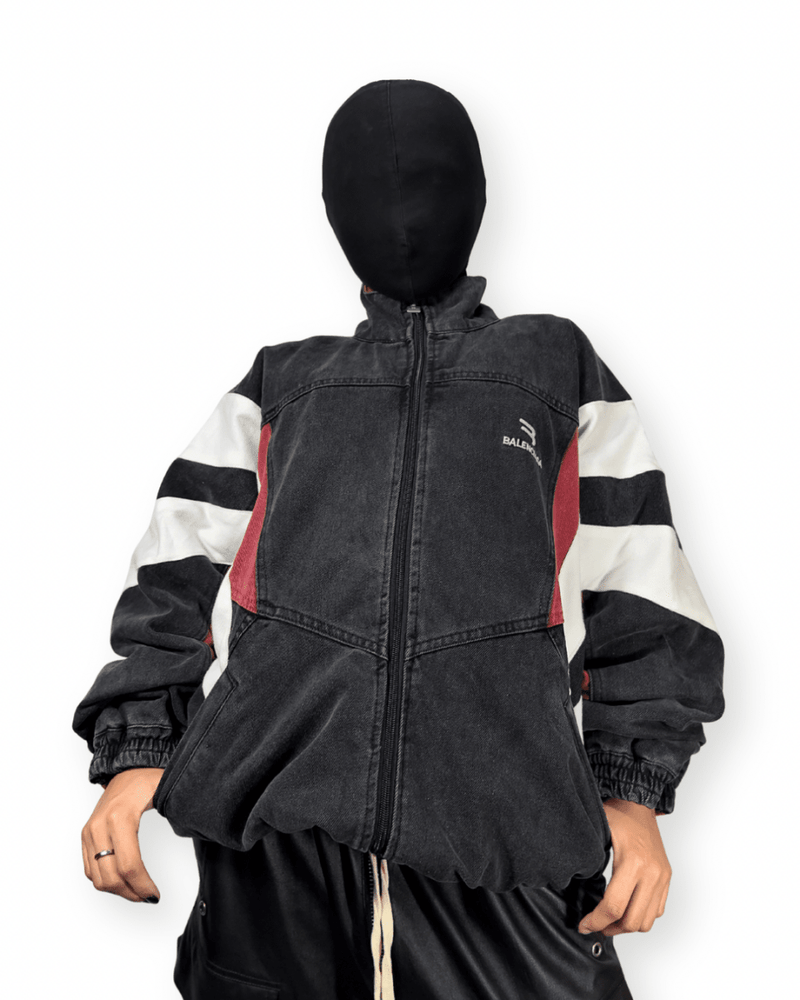 BALENCIAGA SS22 DENIM TRACK JACKET - VAULT