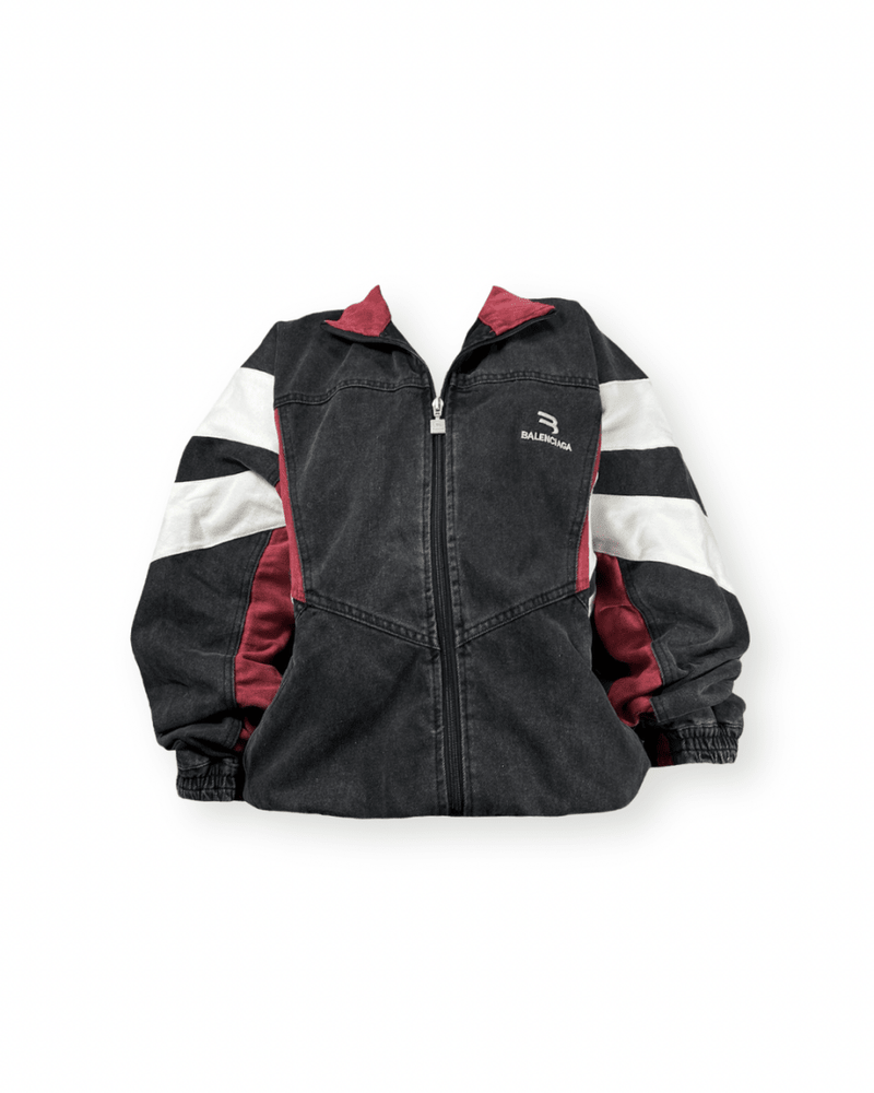 BALENCIAGA SS22 DENIM TRACK JACKET - VAULT
