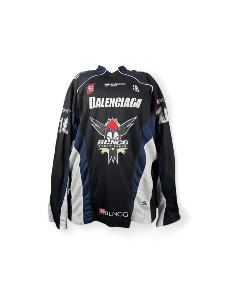 BALENCIAGA SS22 HOCKEY PANELLED LONG - SLEEVE - VAULT