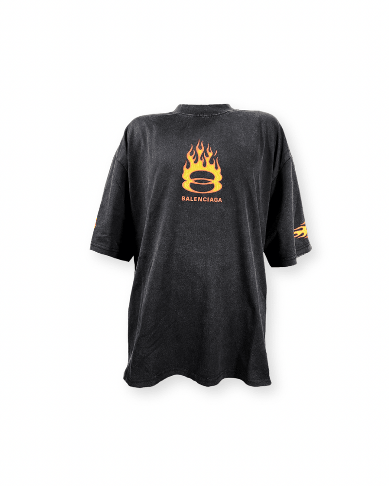 BALENCIAGA SS23 "BURNING UNITY" TEE - VAULT