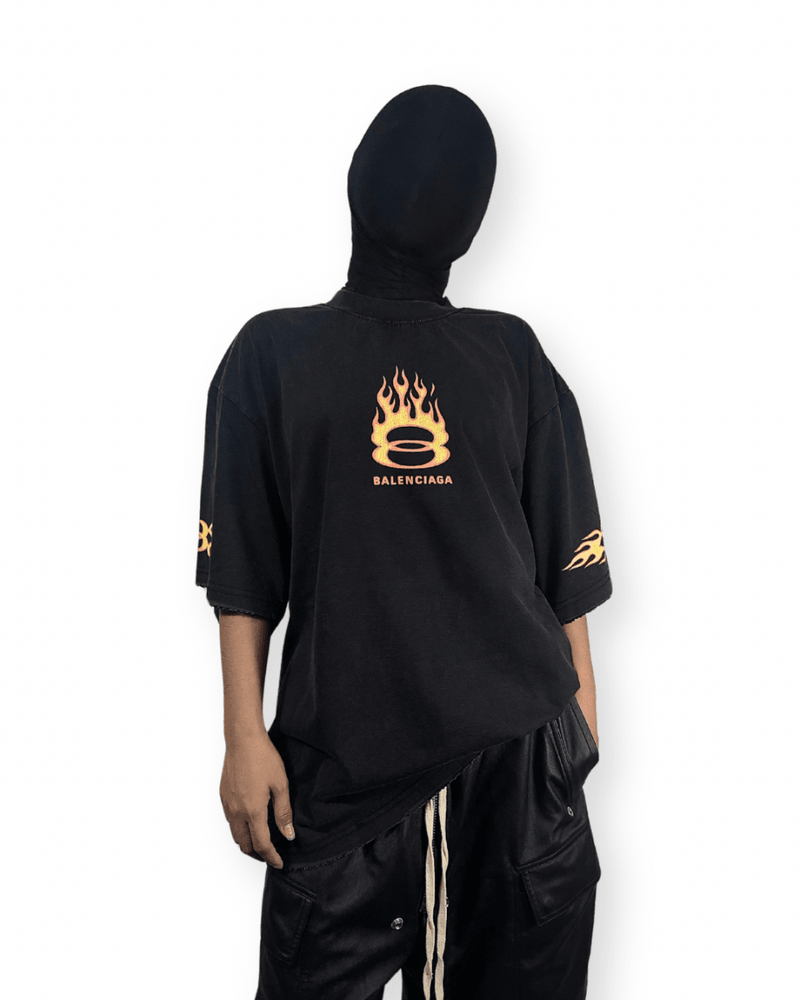 BALENCIAGA SS23 "BURNING UNITY" TEE - VAULT