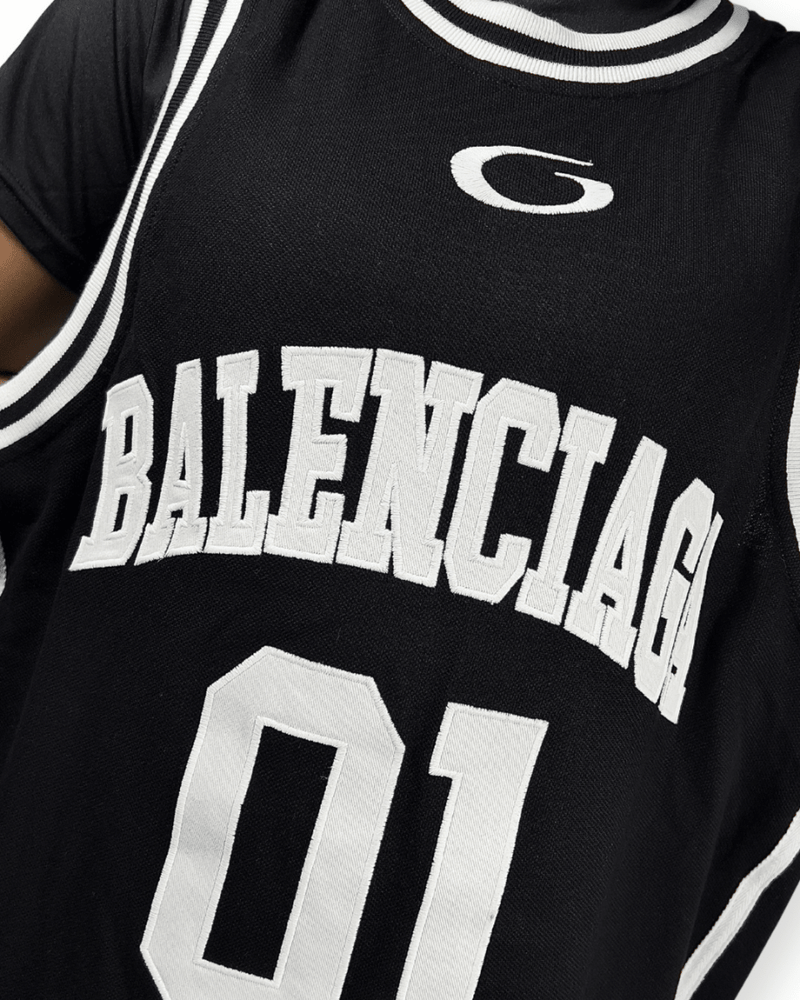 BALENCIAGA SS25 BASKETBALL JERSEY - VAULT