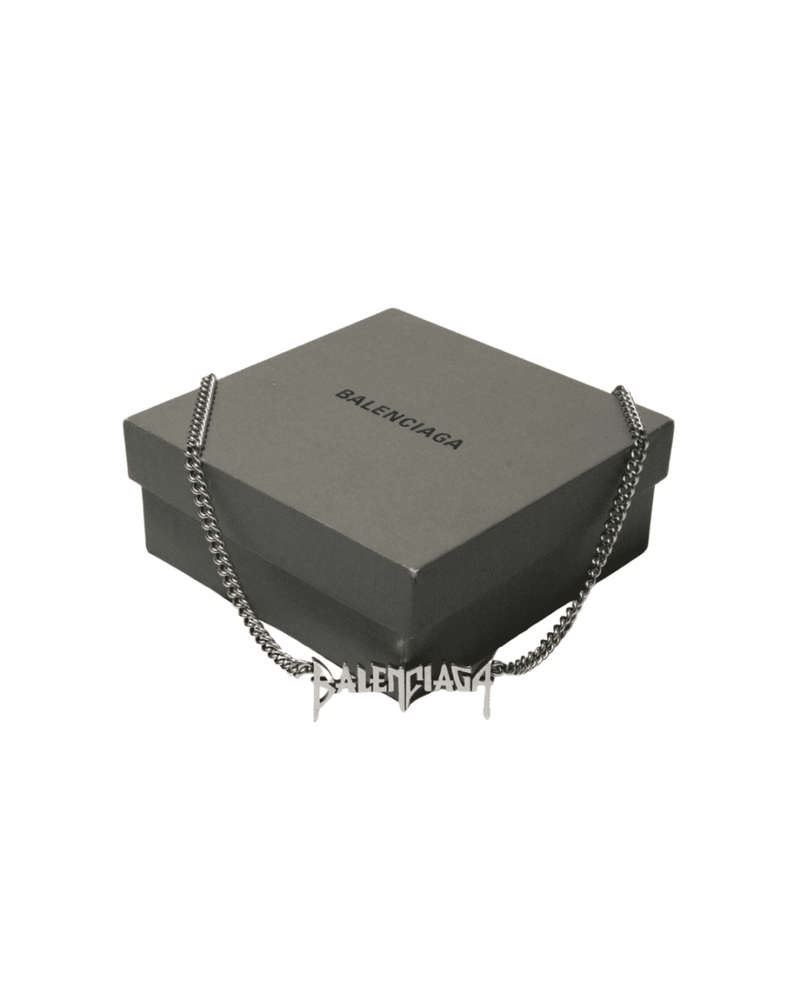 BALENCIAGA TYPO NECKLACE - VAULT