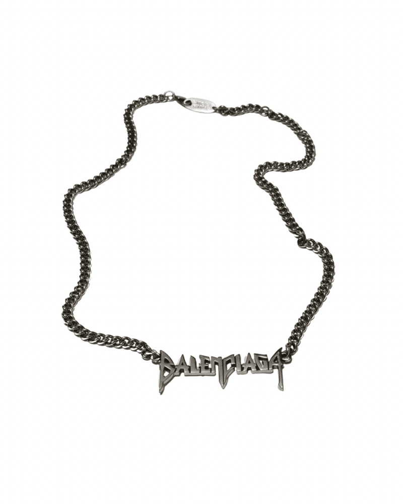 BALENCIAGA TYPO NECKLACE - VAULT