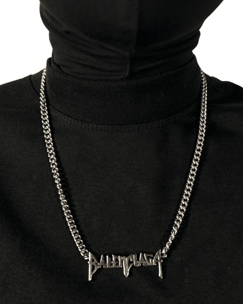 BALENCIAGA TYPO NECKLACE - VAULT