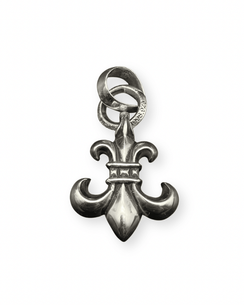 CHROME HEARTS BS "FLEUR DE LIS" PAPERCHAIN NECKLACE - VAULT