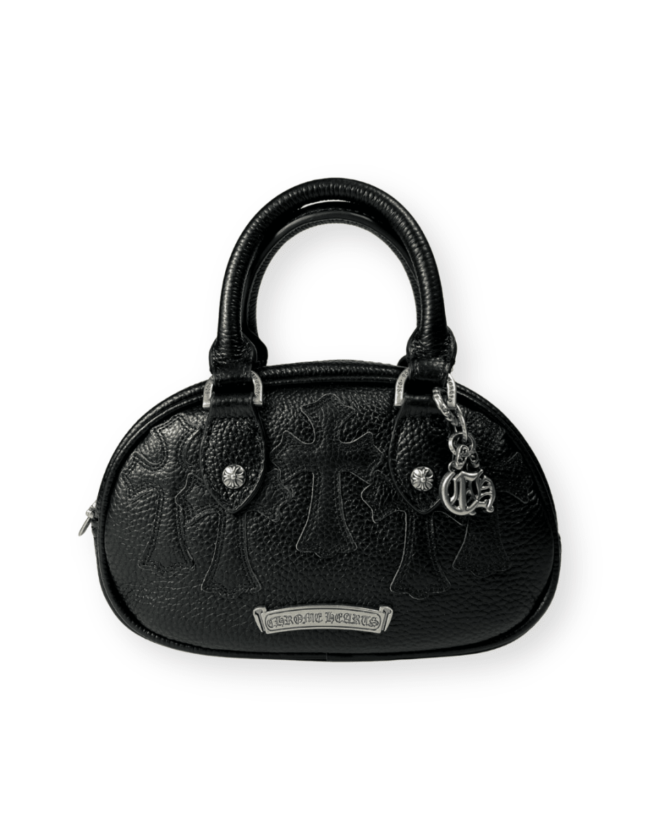 CHROME HEARTS EMBROIDERED CROSS PATCH HANDBAG - VAULT