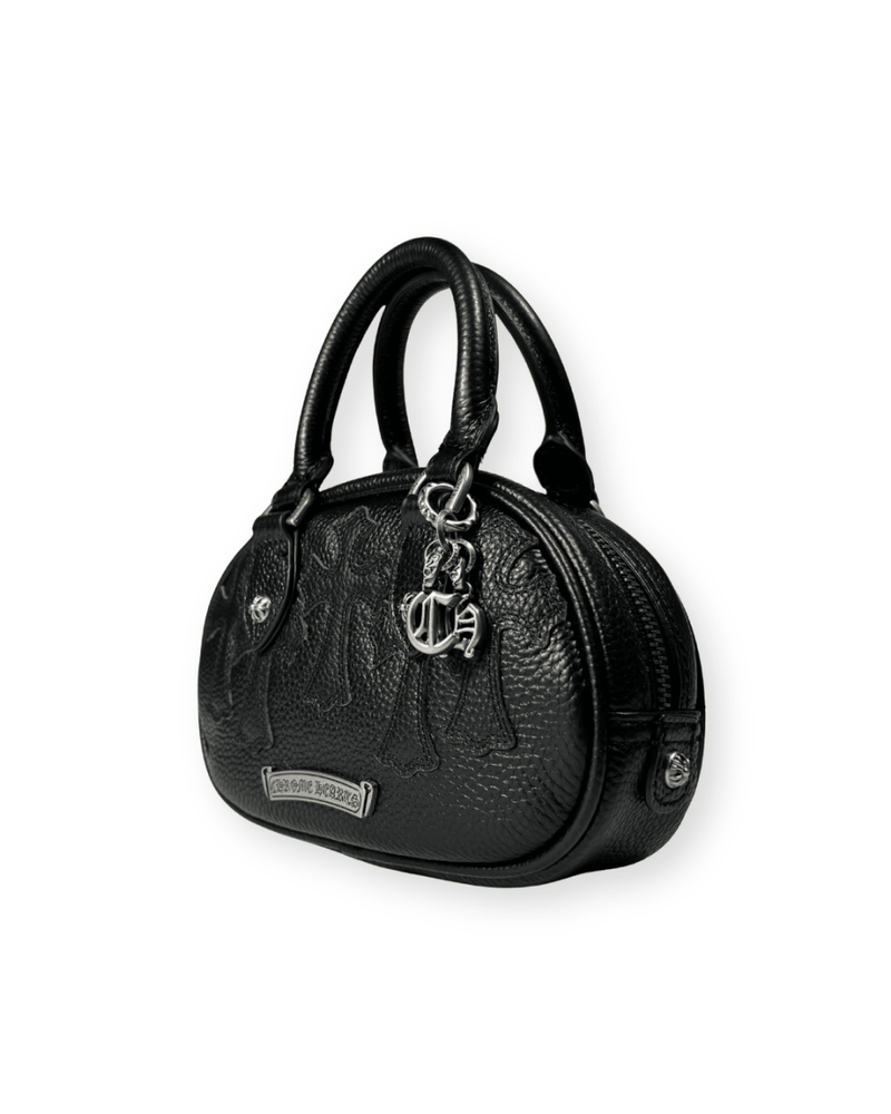 CHROME HEARTS EMBROIDERED CROSS PATCH HANDBAG - VAULT