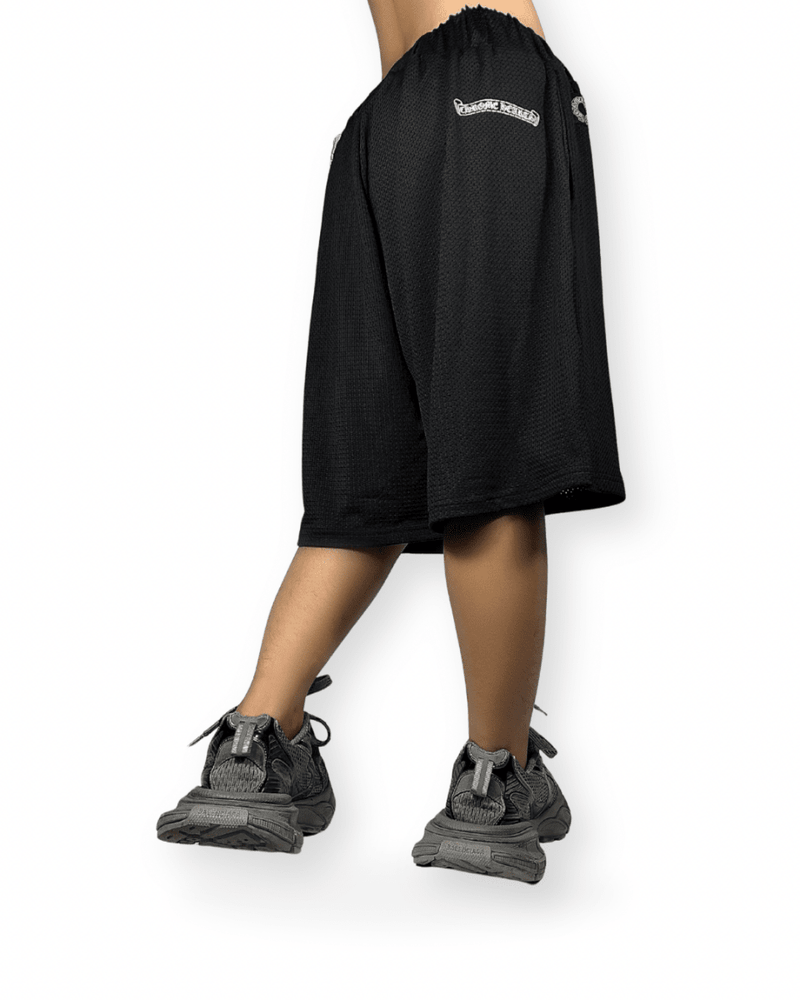 CHROME HEARTS MESH STADIUM FOOTBALL SHORT - VAULT