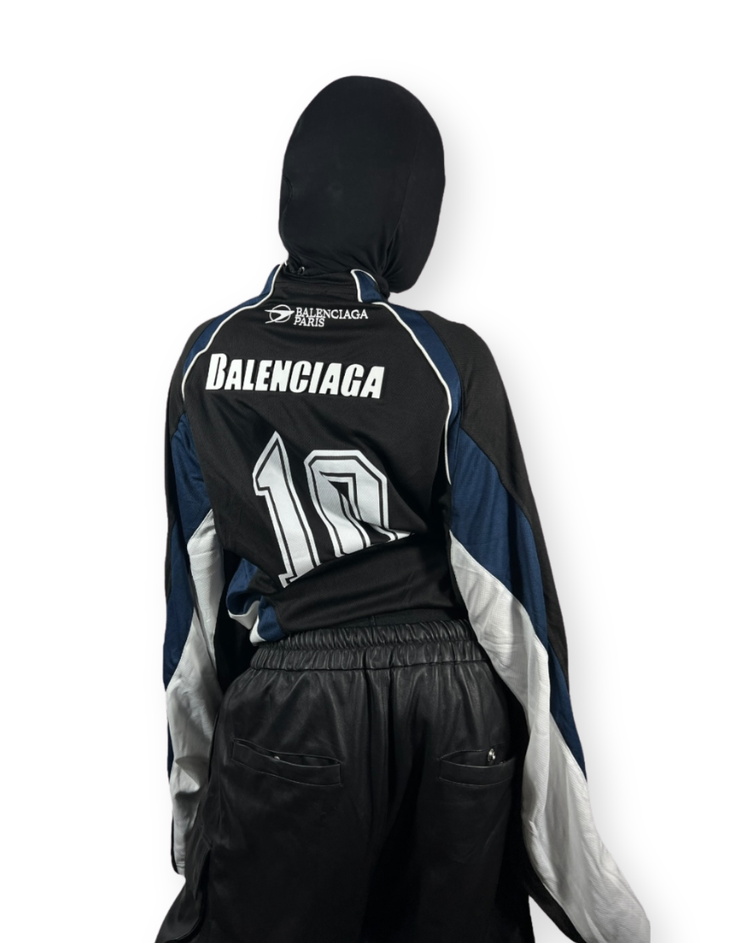 BALENCIAGA SS22 HOCKEY PANELLED LONG-SLEEVE
