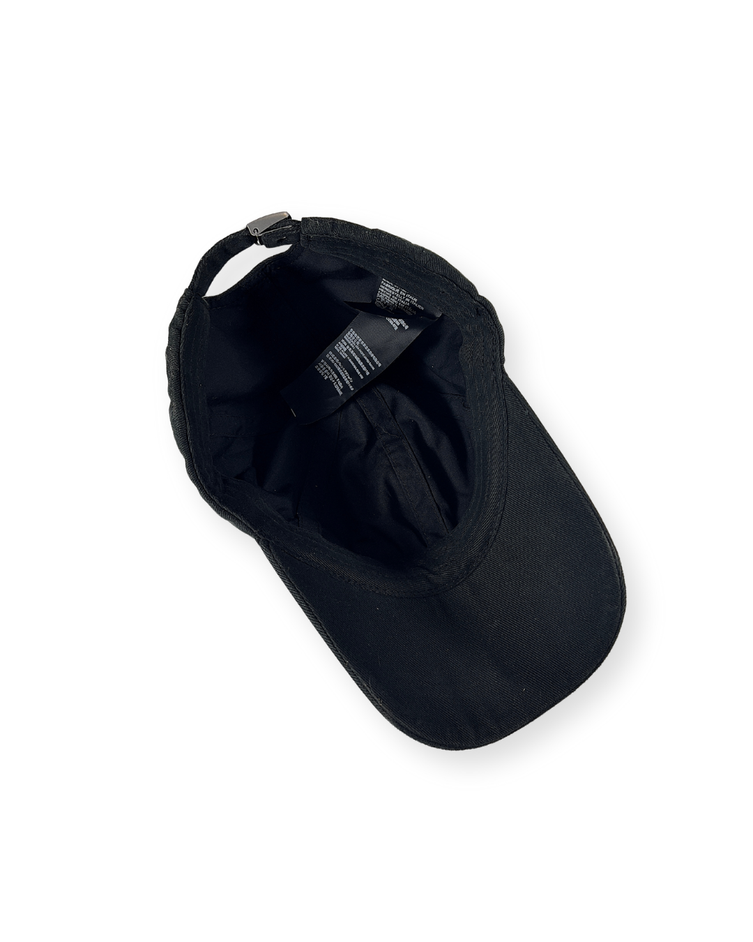 BALENCIAGA SS21 BLACK DIAGONAL LOGO CAP