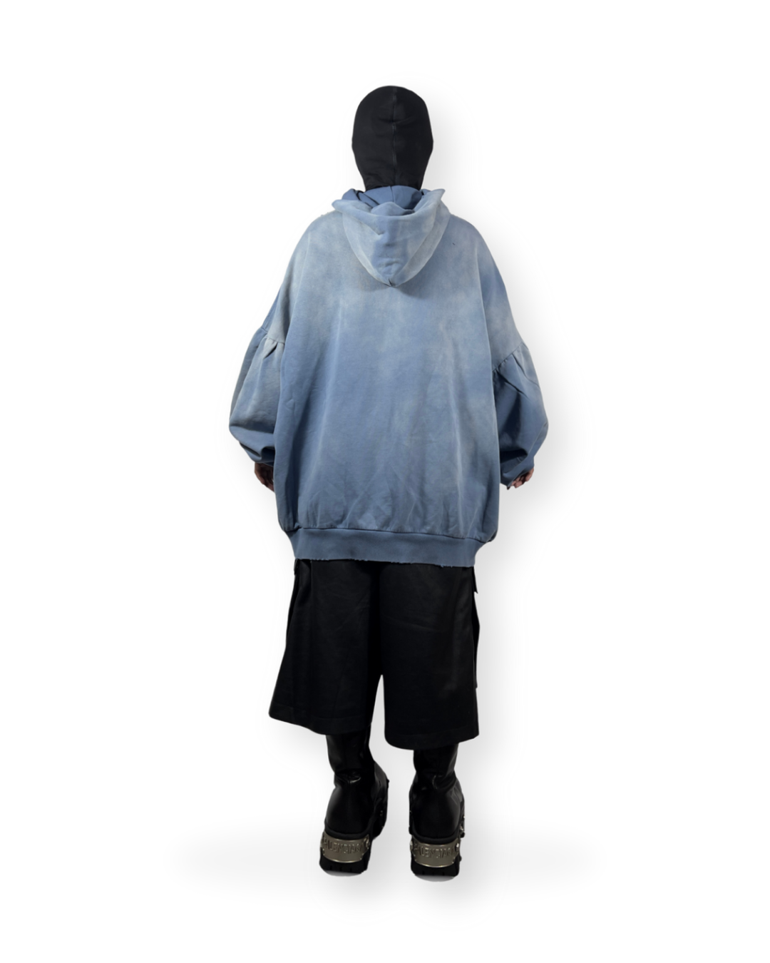 BALENCIAGA FW21 "BE KIND" DISTORTED LOGO HOODIE