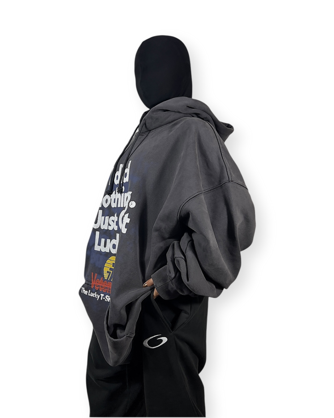 VETEMENTS FW23 “I DID NOTHING JUST GOT LUCKY” OVERSIZED HOODIE