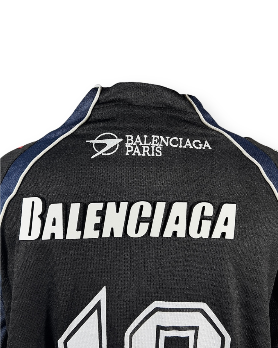 BALENCIAGA SS22 HOCKEY PANELLED LONG-SLEEVE