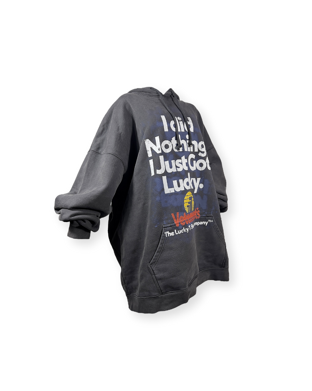 VETEMENTS FW23 “I DID NOTHING JUST GOT LUCKY” OVERSIZED HOODIE