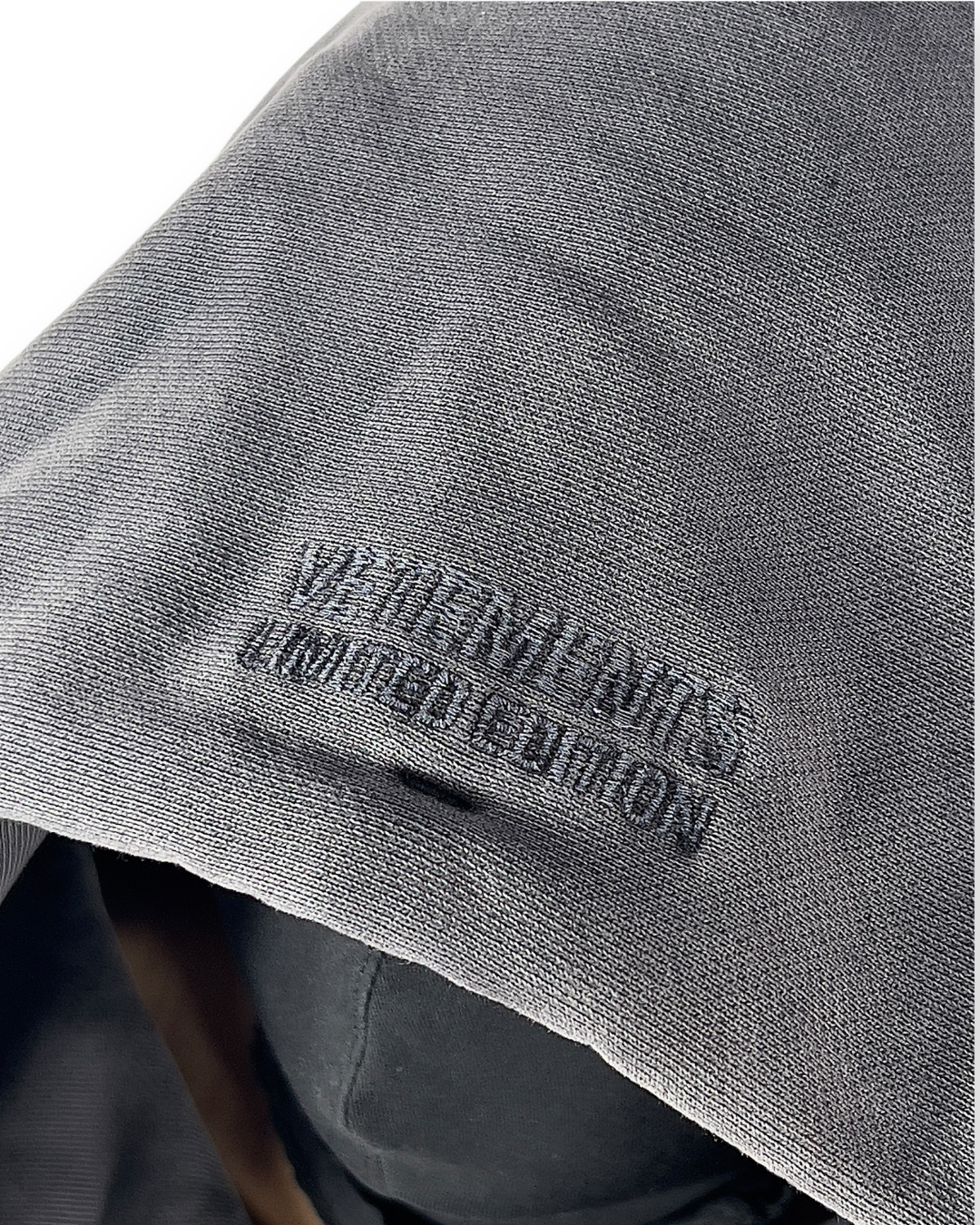 VETEMENTS FW23 “I DID NOTHING JUST GOT LUCKY” OVERSIZED HOODIE