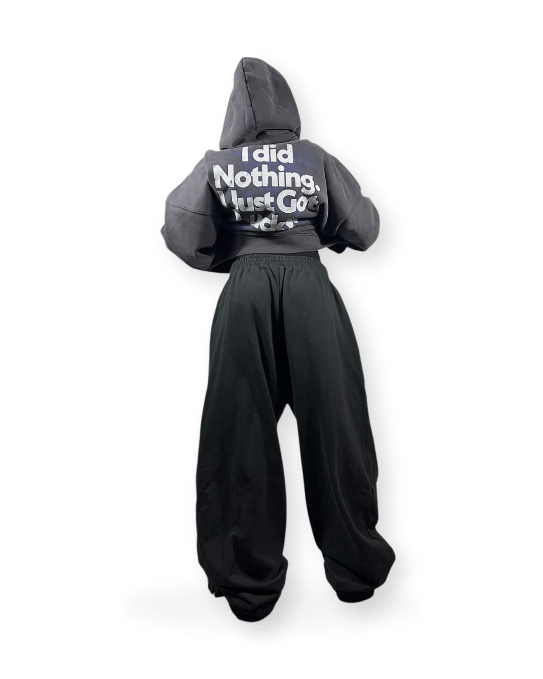 VETEMENTS FW23 “I DID NOTHING JUST GOT LUCKY” OVERSIZED HOODIE