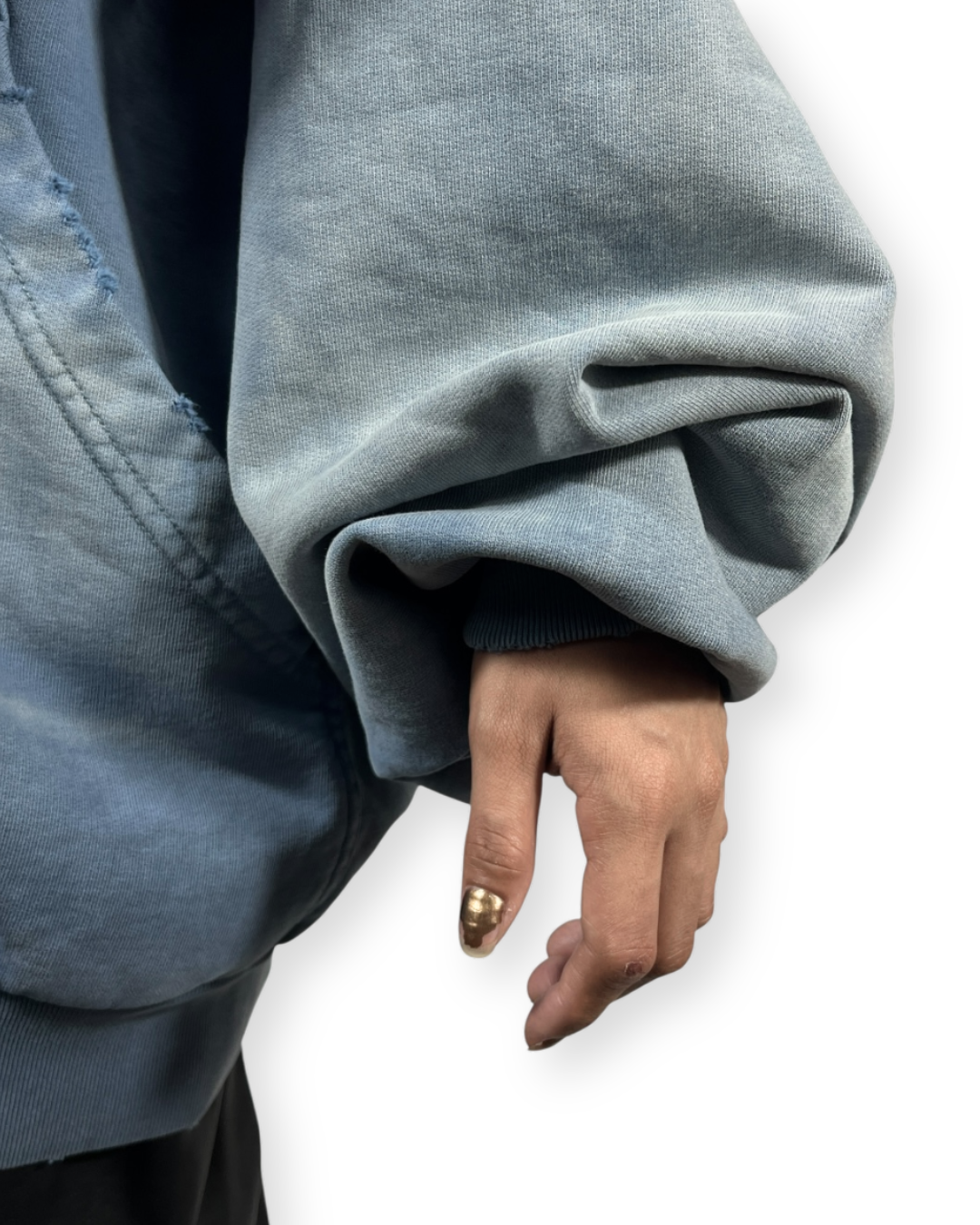 BALENCIAGA FW21 "BE KIND" DISTORTED LOGO HOODIE