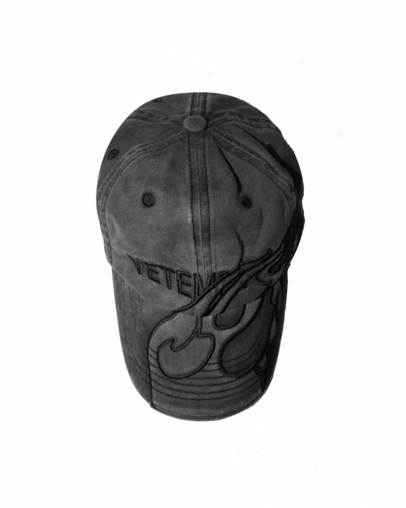VETEMENTS WASHED FLAME CAP - VAULT