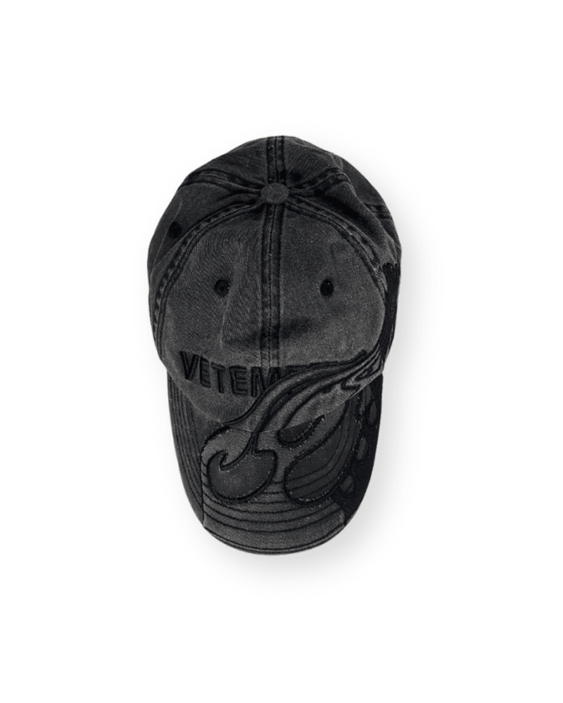 VETEMENTS WASHED FLAME CAP - VAULT